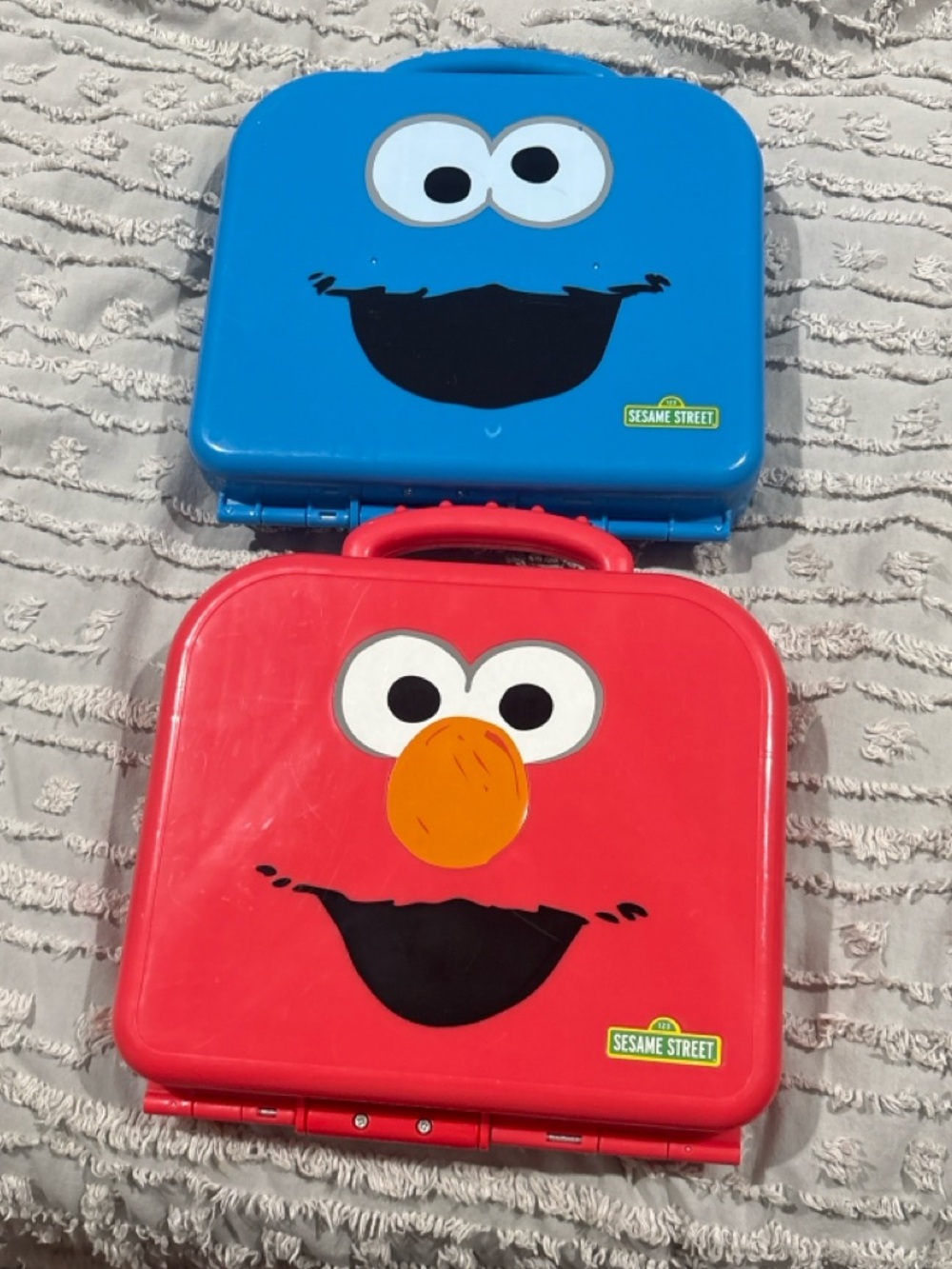 Sesame Street Elmo & Cookie Monster  ABC 123 Learning Case Set - Picture 2 of 3